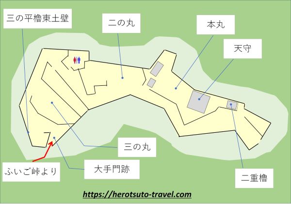 備中松山城マップ